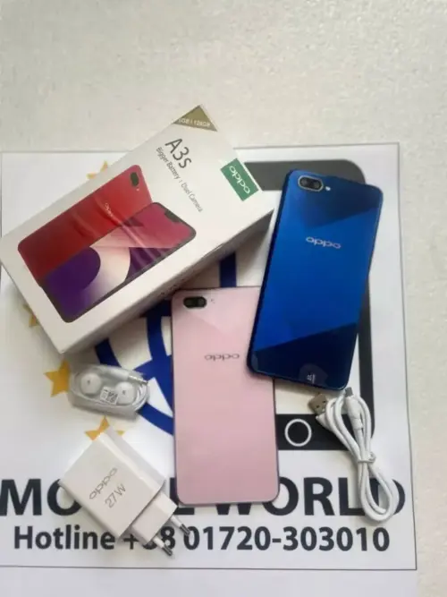 OPPO A3S 6/128GB- 6500 টাকা